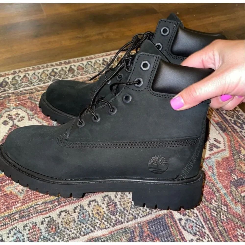 TIMBERLAND PREMIUM 6 IN WATERPROOF BOOT BLACK NUBUCK